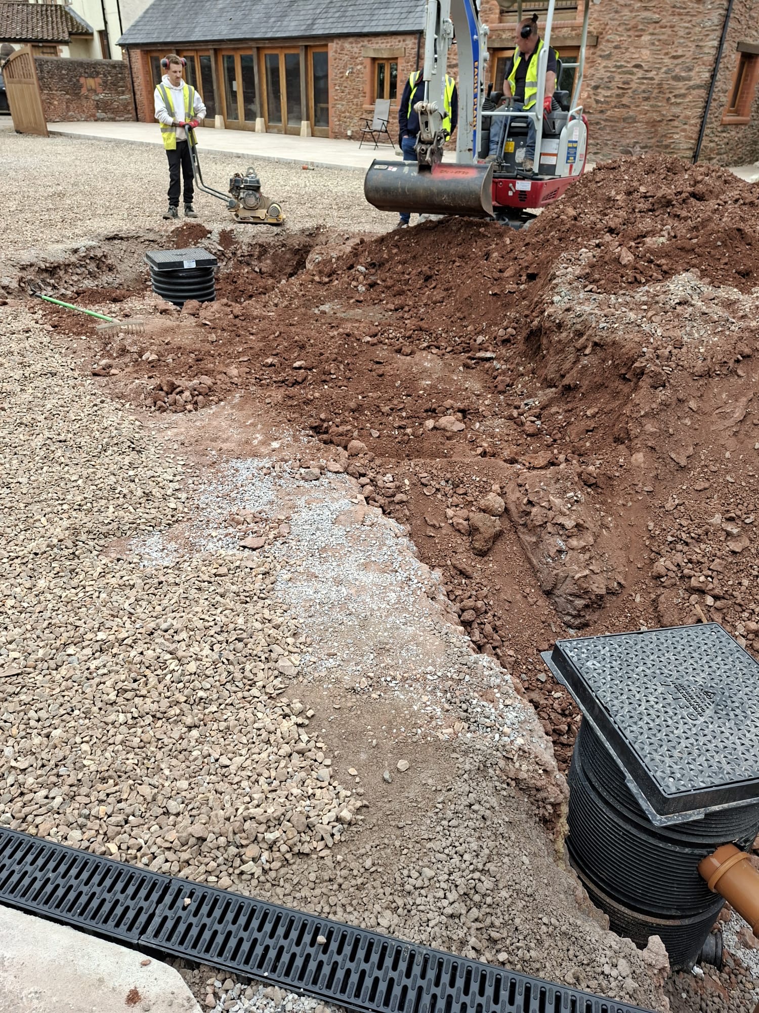 Chapel Hill Barn annex conversion in progress – photograph 1