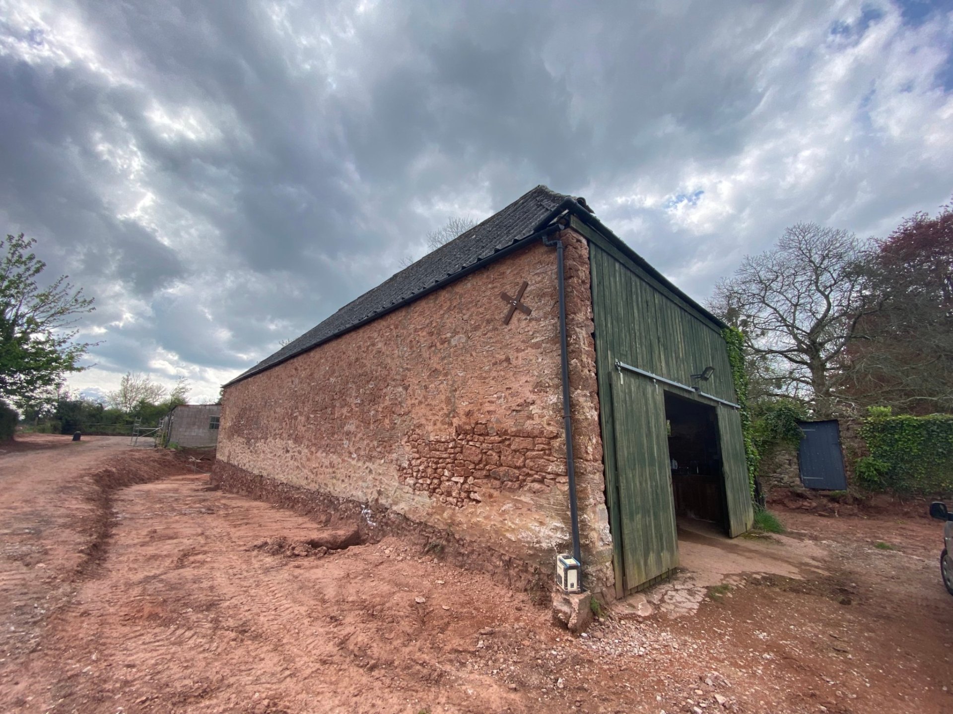 Church Barn work in progress 1