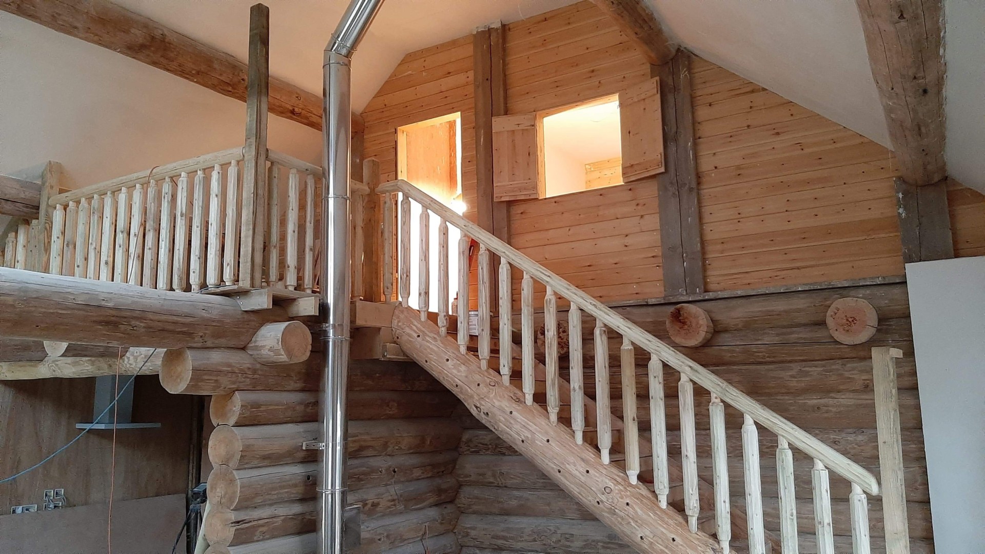 Log Cabins work in progress 5
