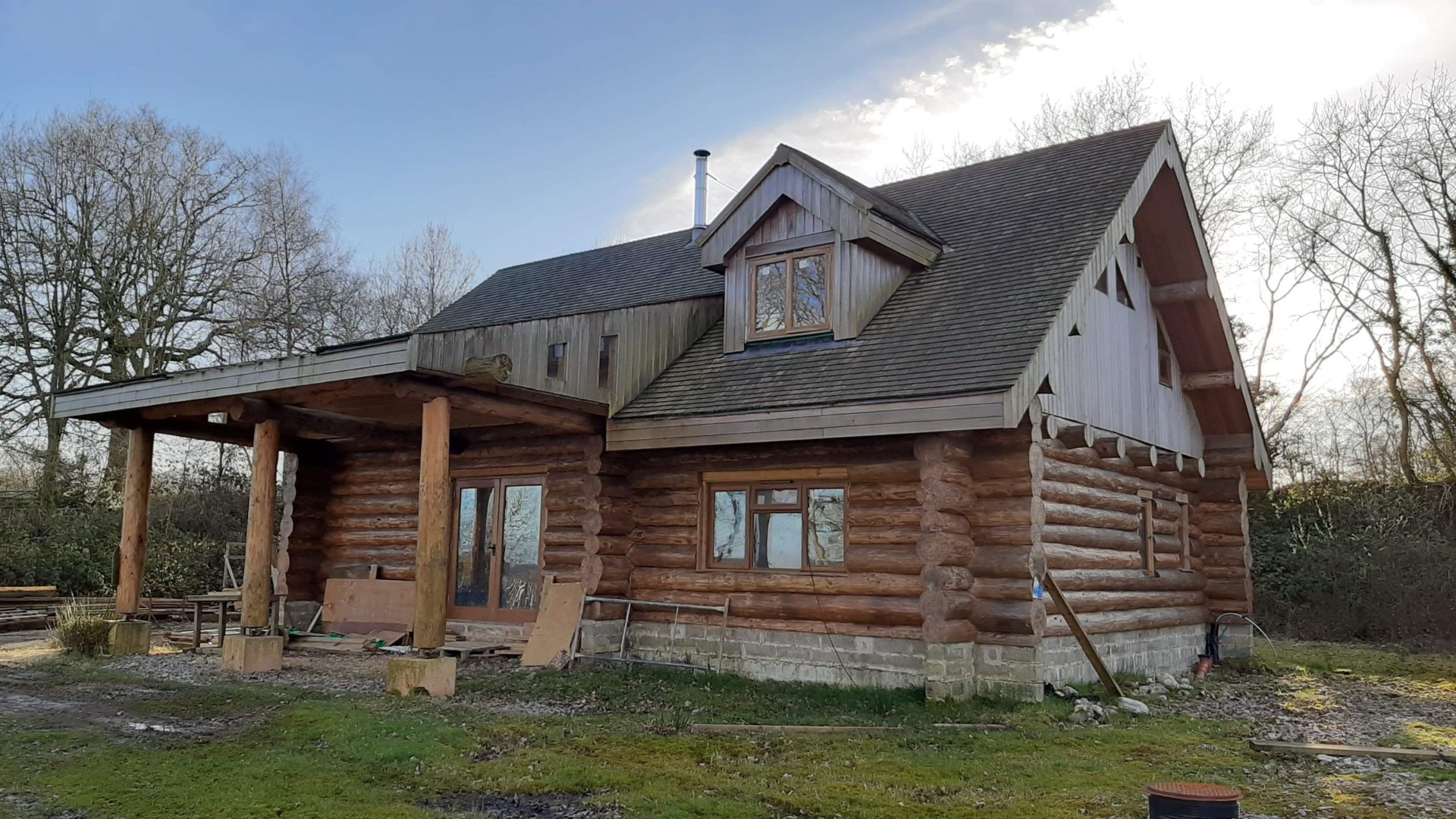 Log Cabins work in progress 4