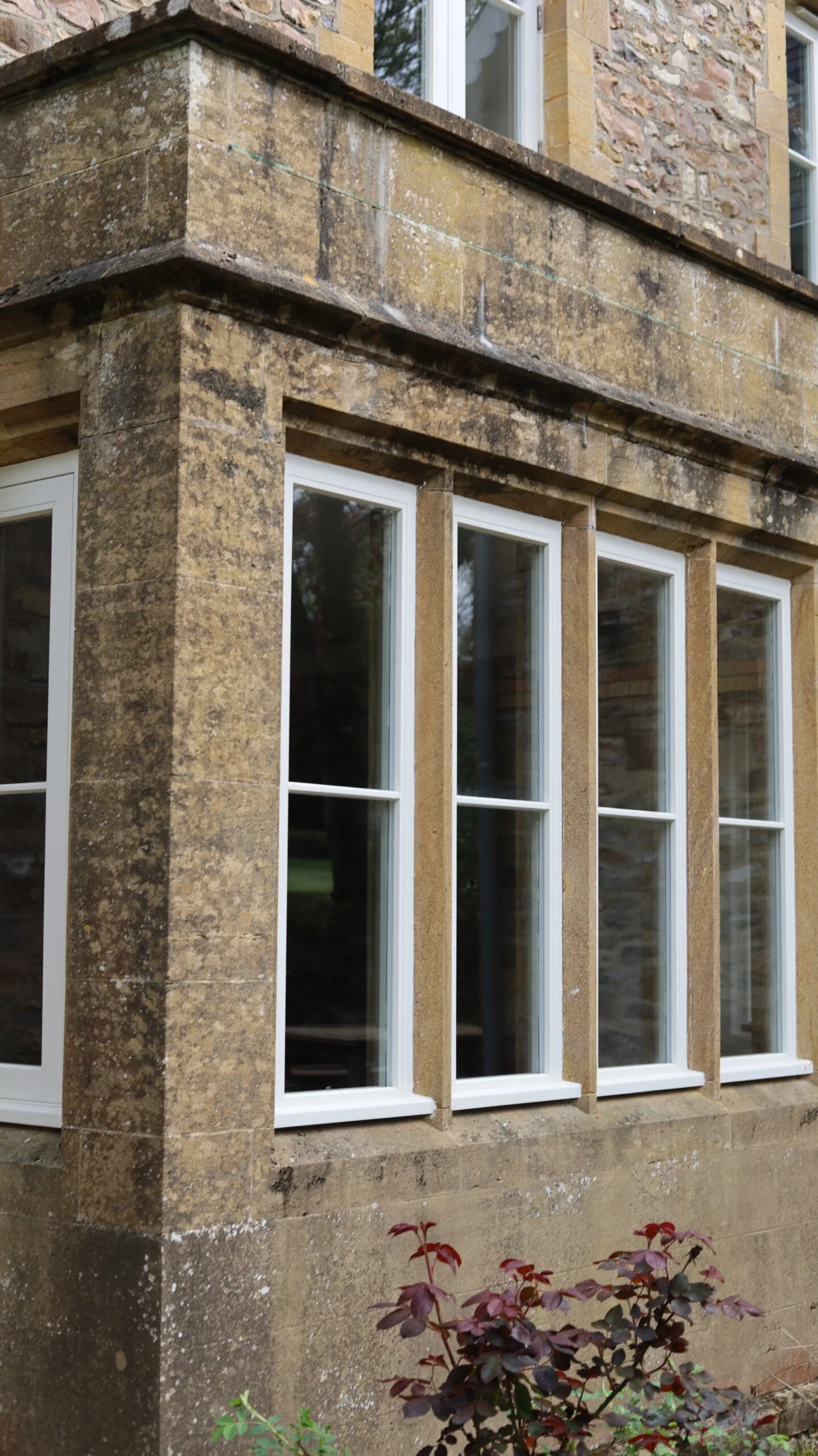 Handcrafted timber window