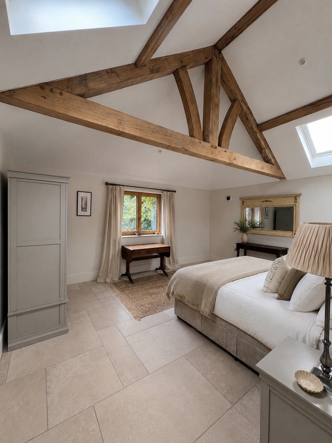 Beautiful oak frame craftsmanship