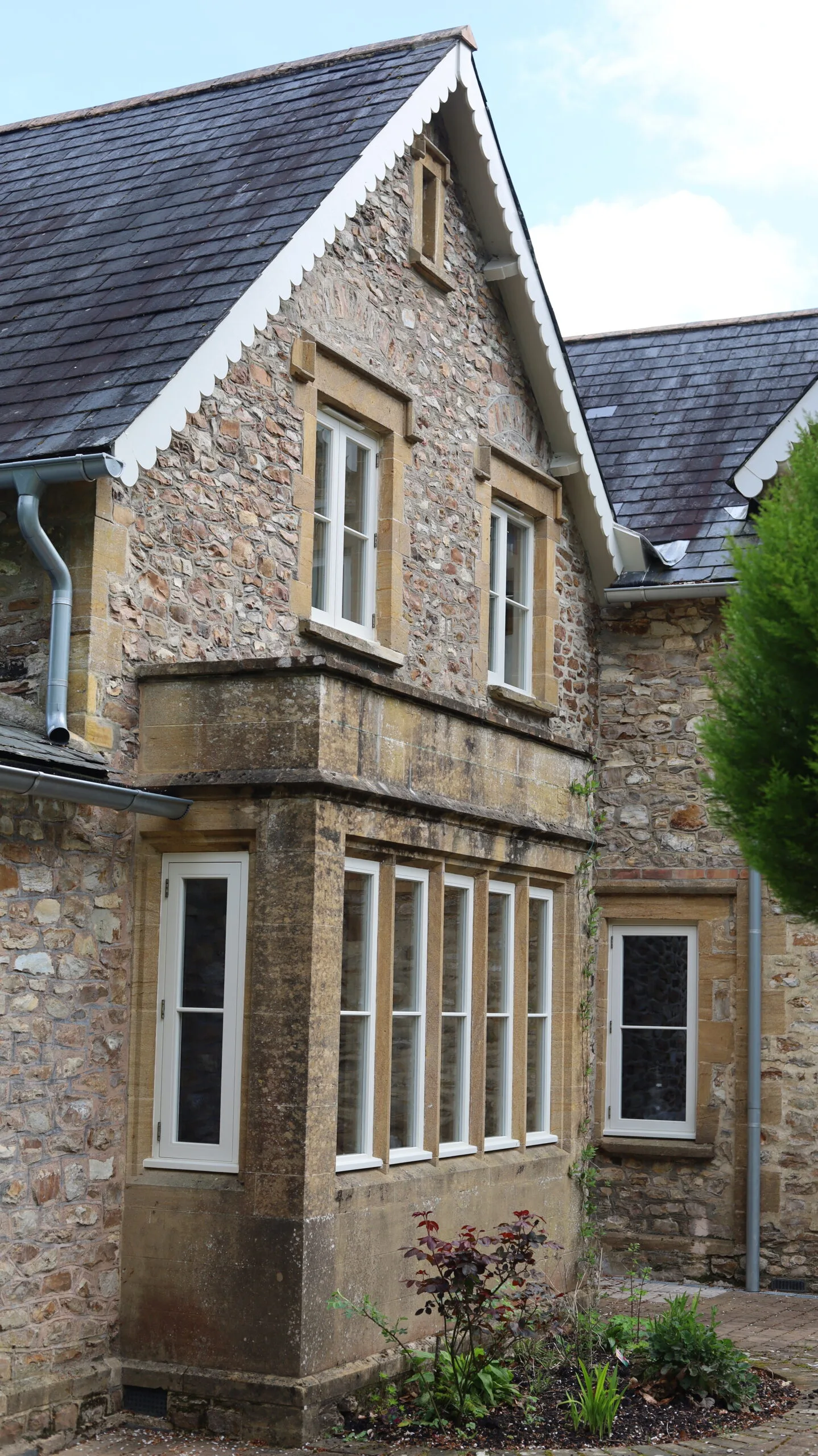 Restored chimney & roof works