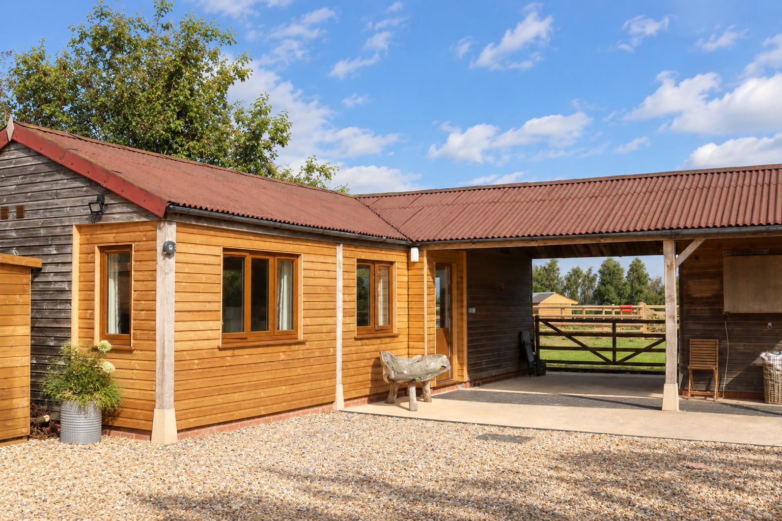 Chapel Hill Barn completed annex, Somerset