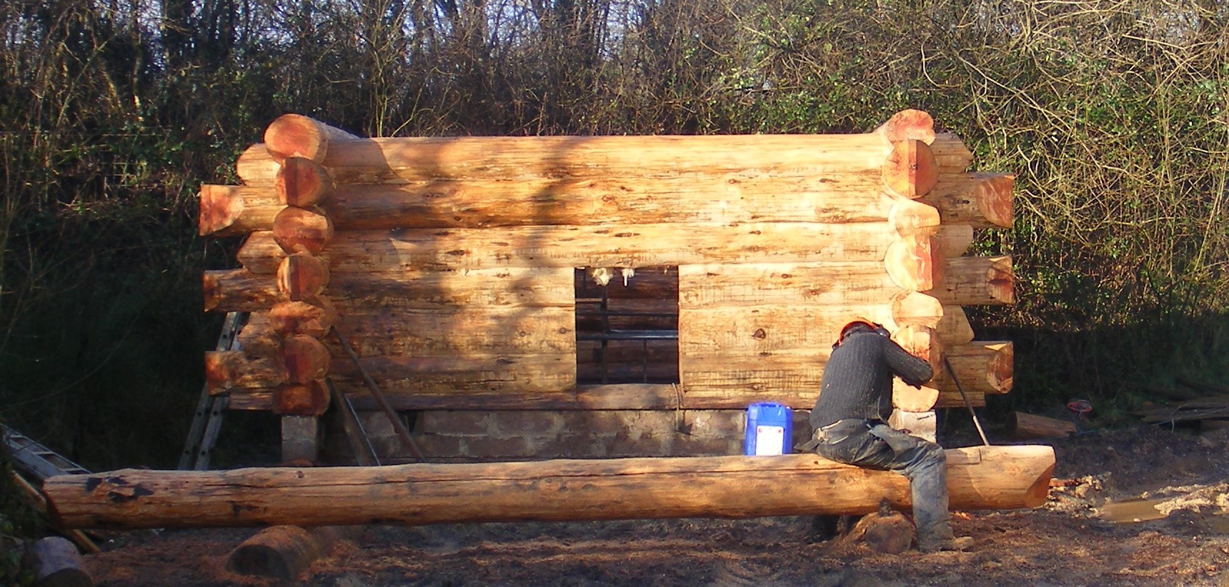 Log Cabins work in progress 1